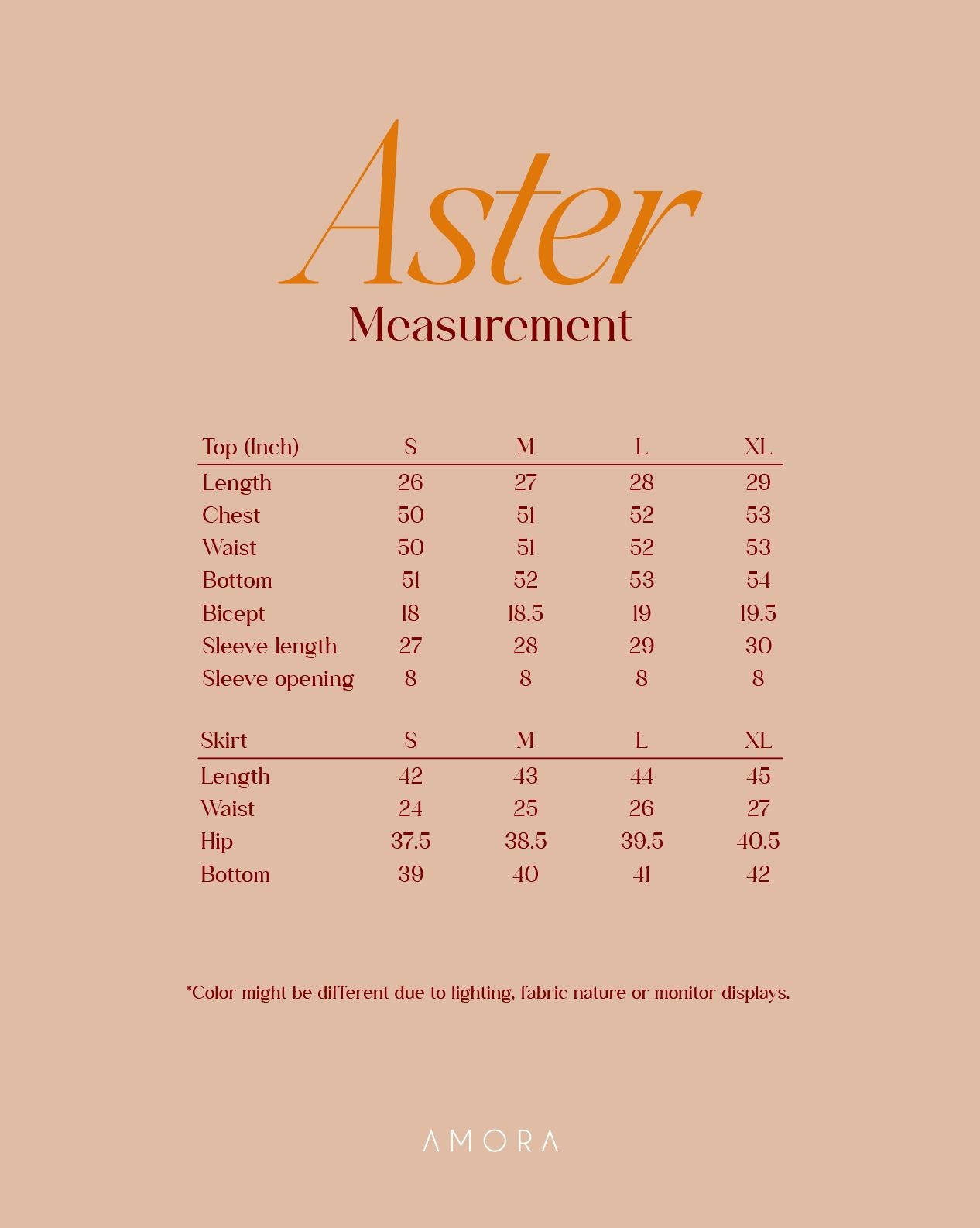 Aster - Champagne